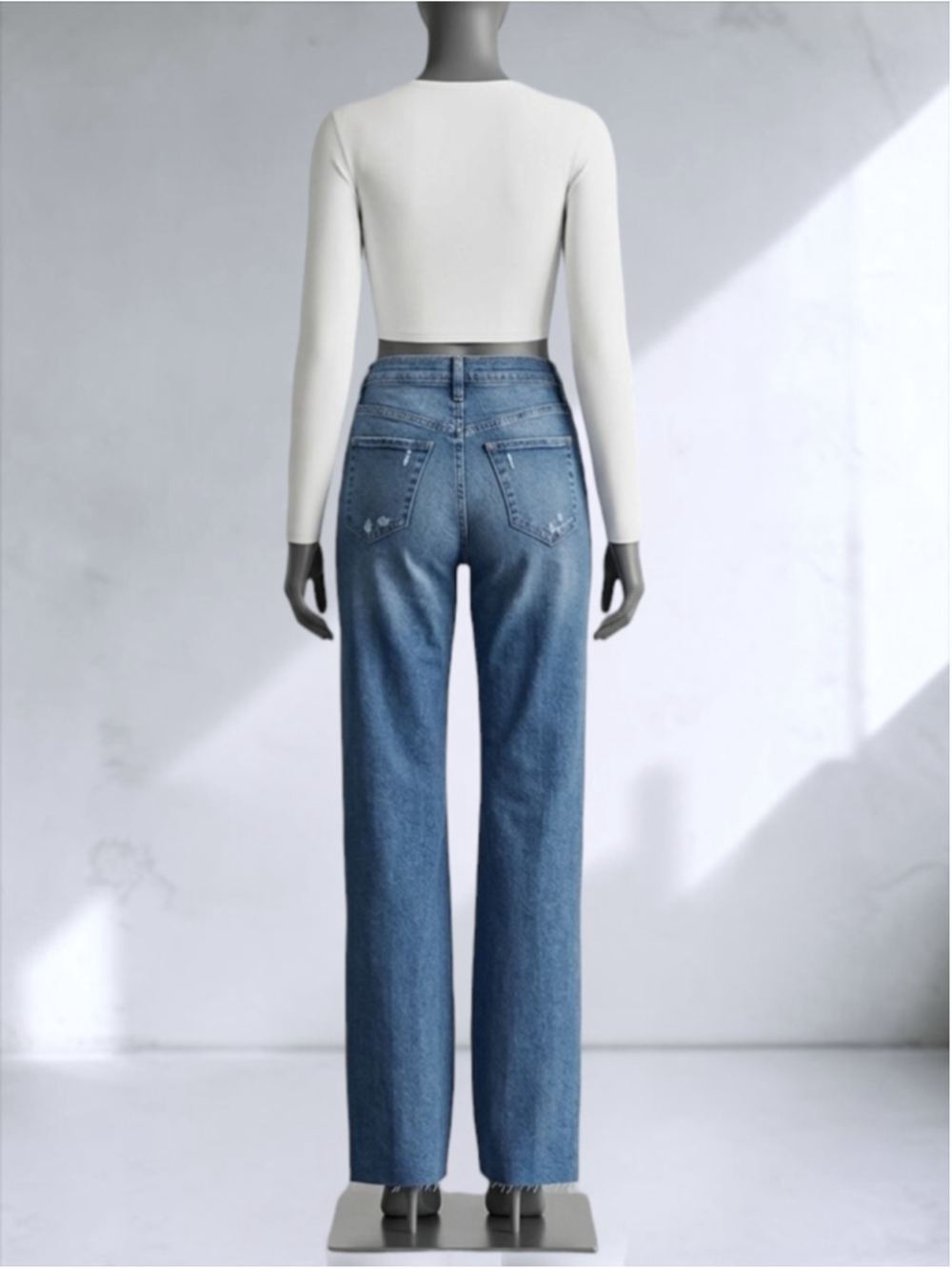 Joe’s Jeans High Rise Wide Leg Jeans – Belenos Wash – Size 25 - Picture 7 of 10